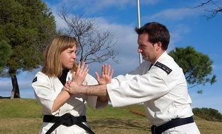 Shorinji Kempo, Japanese martial art, outdoor training