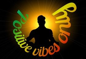 positive meditation vibes