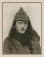 vintage portrait of a soldier