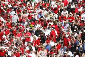 A lot of spectators