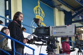 camera man on the set