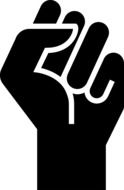 Symbols in the form of a fist
