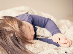 sleeping baby close up