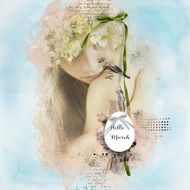 Hello March - digital scrapbooking