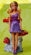 Barbie in purple dress