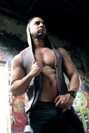 muscular sports man