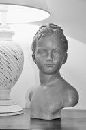 baby bust on the table