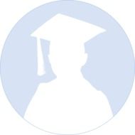 student silhouette in a circle