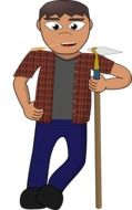 Farmer Cartoon drawing