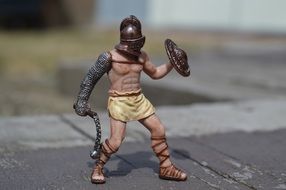 Figure of the gladiator