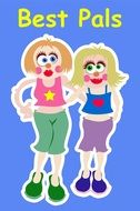 drawn Two girlfriends