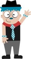 Blue Boy Cartoon drawing