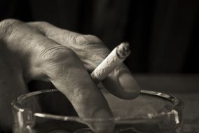 Hand Smoke Cigarette Lifestyle