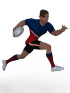 clipart of the sporty Man Running