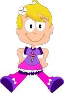 Baby from cartoon clipart