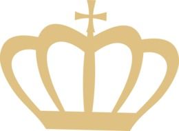 vector drawing of a crown
