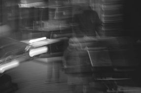 black and white motion