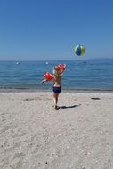Child Play Beach Ball