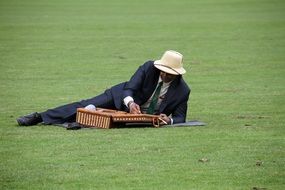 man on Picnic