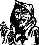 Death Evil Face drawing