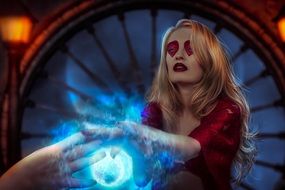 Halloween Girl fantastic poster