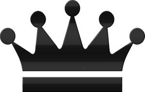 graphic image of a black crown