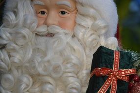 Santa Claus as a ceramic toy