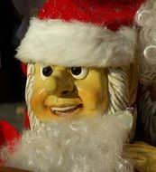 wooden figure of Santa