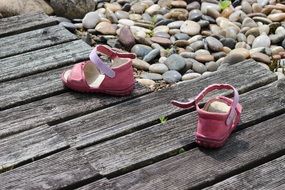 picture of the pink shoes fotr children