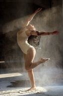 sensual dance in the haze