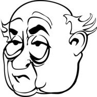 Old Face drawing