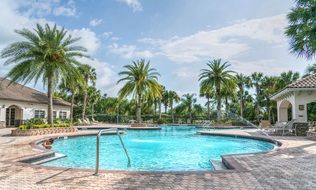 swimming pool in the middle of the resort
