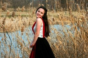 Girl Princess Lake