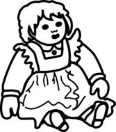 Child Doll drawing