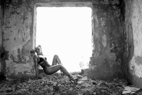 photo shoot among the ruins