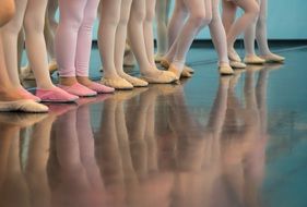 legs of Ballerina girls