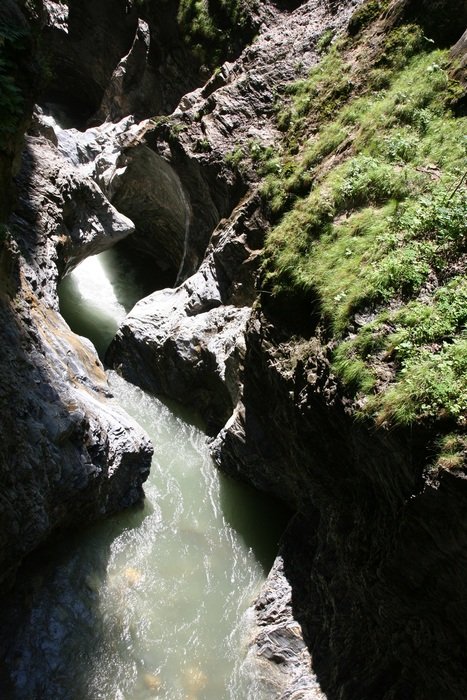 Liechtensteinklamm mountain waterfall