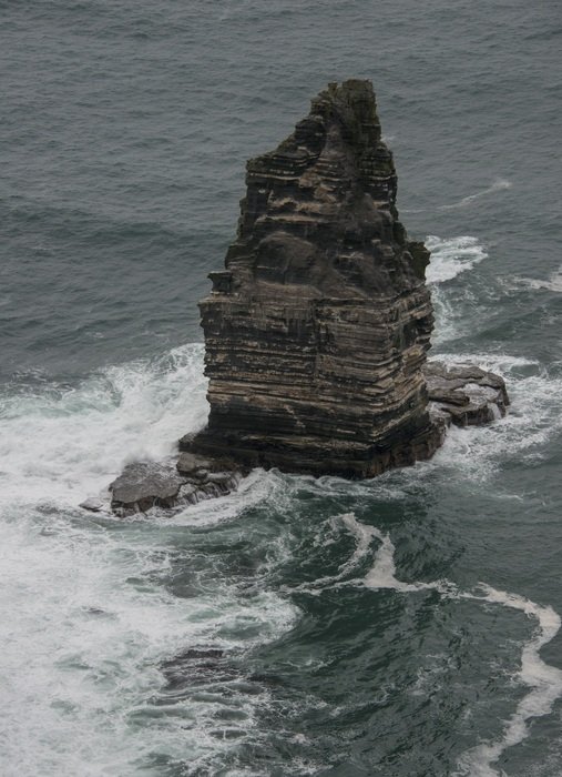 panoramic view of cliffs of moher in ireland