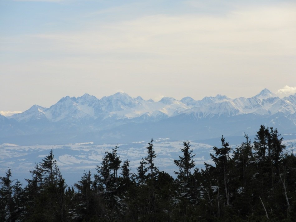 view of Babia GÃ³ra in Poland