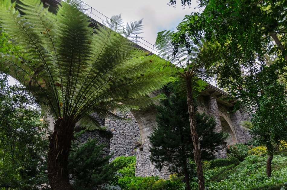stone built bridge in Madeira