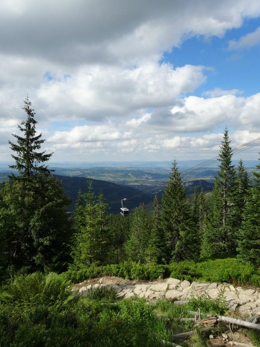cable road in the tatras
