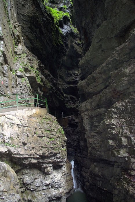 river among the rocks in Kleinwalsertal