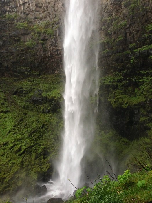 journey to a beautiful high waterfall