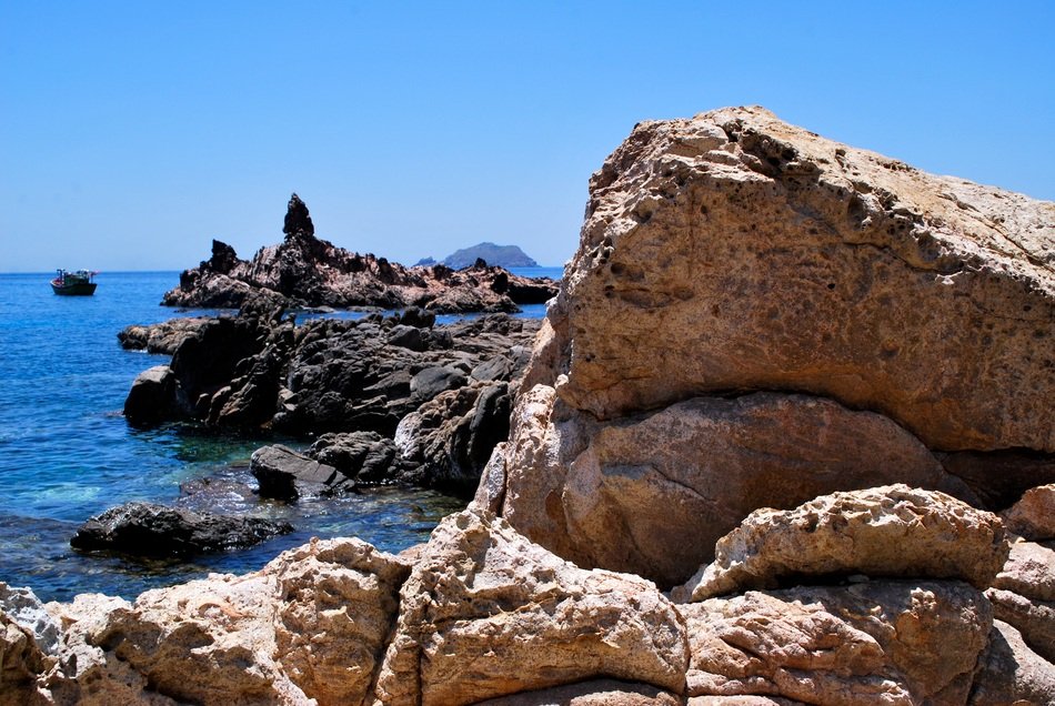 sea coast as decoration