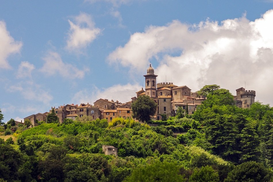 Beautiful landscape with Bracciano