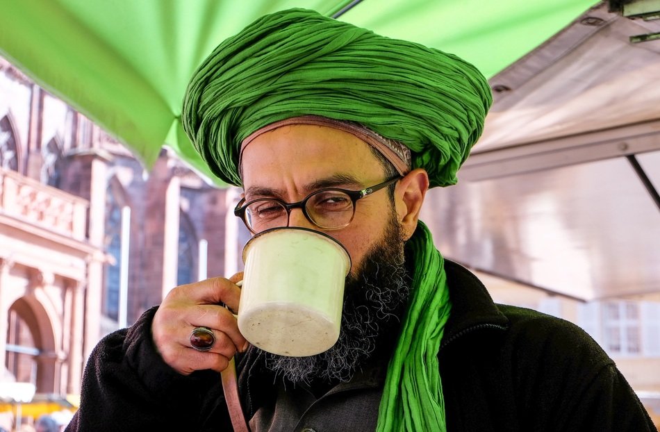 the man in the green turban
