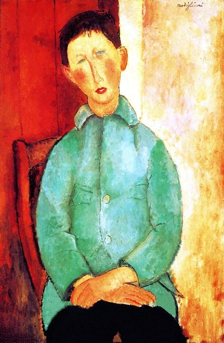 picture of a boy in a blue jacket