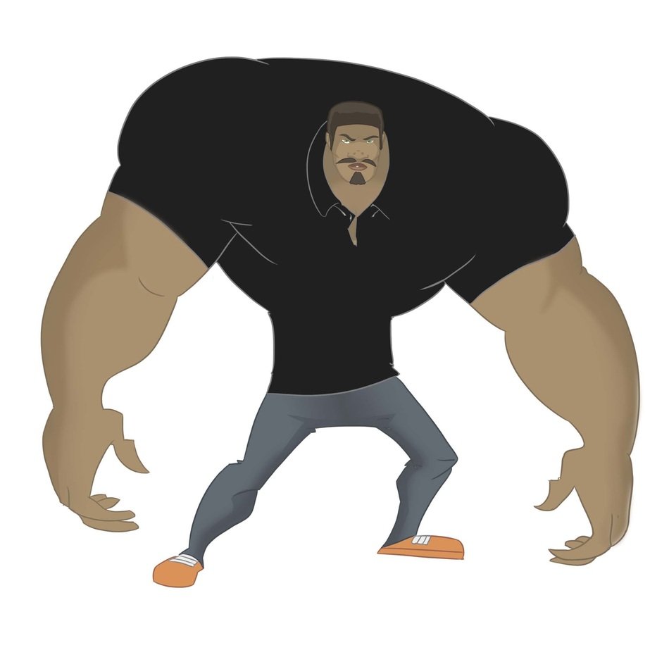İllustration of Strong Man