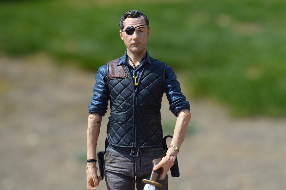 Colorful figure from 'The Walking Dead'