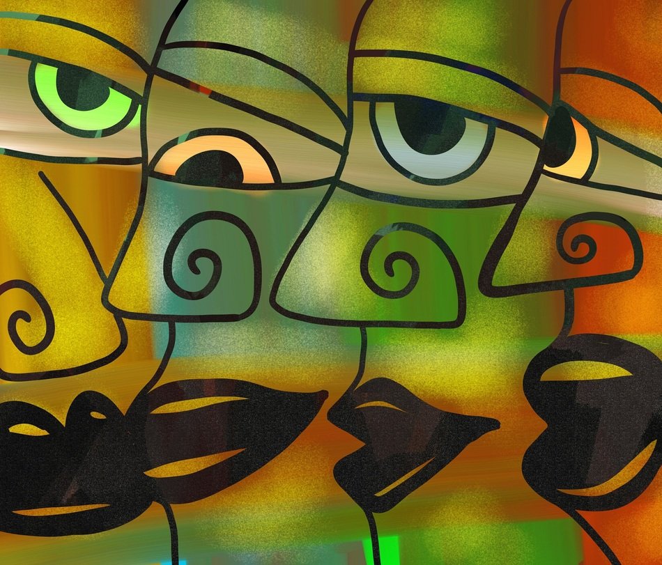 Group Faces drawing